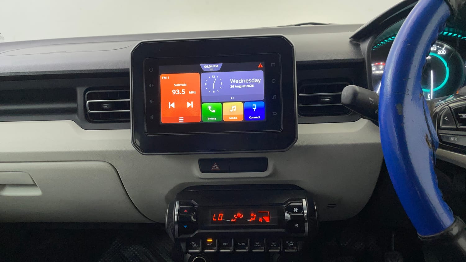 Used 2022 Maruti Suzuki Ignis Alpha 1.2 MT Petrol Manual interior MUSIC SYSTEM & AC CONTROL VIEW