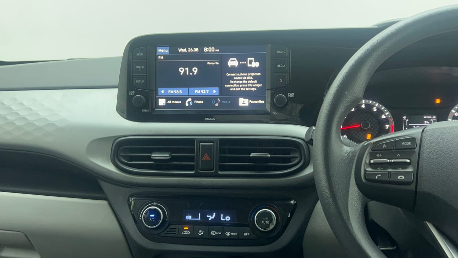 Used 2021 Hyundai Grand i10 Nios Sportz 1.2 Kappa VTVT CNG Cng Manual top_features Integrated (in-dash) music system