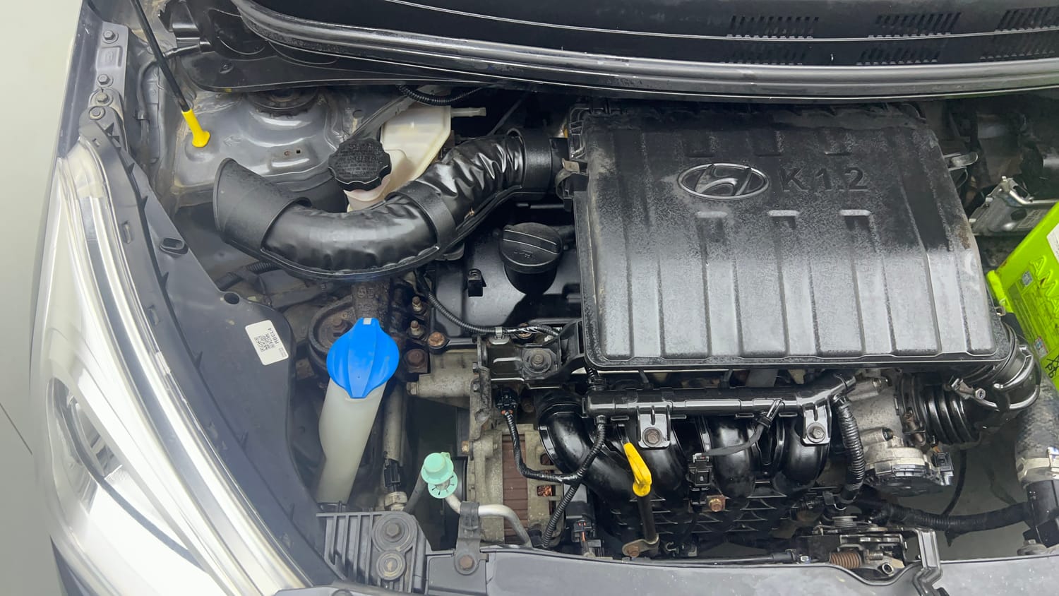 Used 2018 Hyundai Grand i10 Magna 1.2 Kappa VTVT Petrol Manual engine ENGINE RIGHT SIDE VIEW