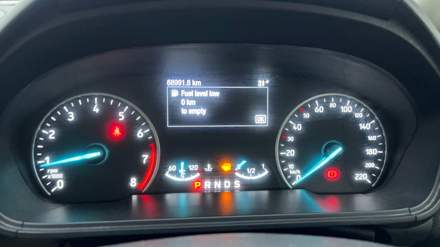 Used 2021 Ford EcoSport Titanium Plus 1.5L Ti-VCT AT Petrol Automatic interior CLUSTERMETER VIEW