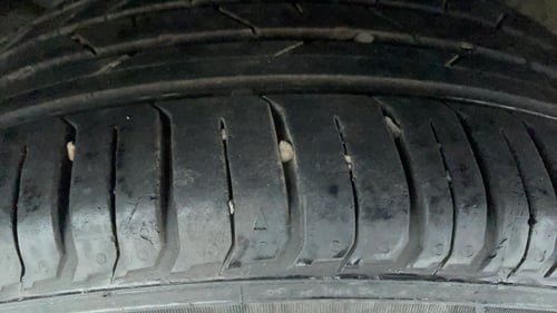 Used 2019 Tata Nexon XZA Plus Diesel Diesel Automatic tyres RIGHT REAR TYRE TREAD VIEW