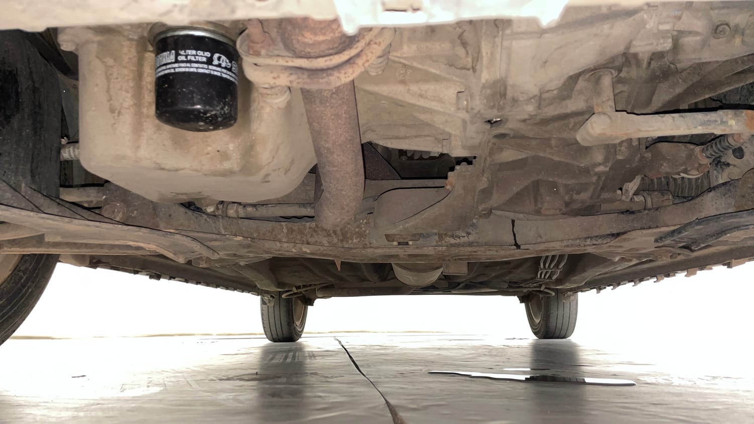 Used 2022 Maruti Suzuki Ignis Alpha 1.2 MT Petrol Manual extra FRONT LEFT UNDERBODY VIEW