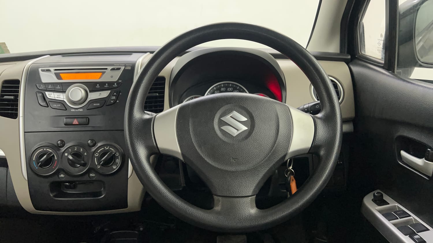 Used 2016 Maruti Suzuki Wagon R 1.0 VXI AMT Petrol Automatic interior STEERING VIEW