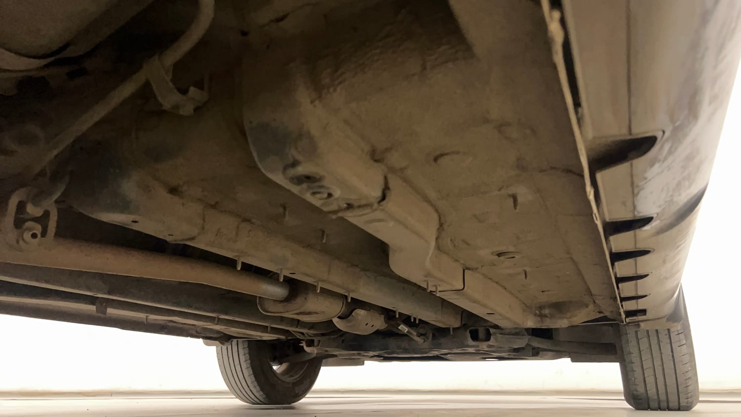 Used 2023 Hyundai Creta S Plus 1.5 Petrol Knight Petrol Manual extra REAR RIGHT UNDERBODY VIEW