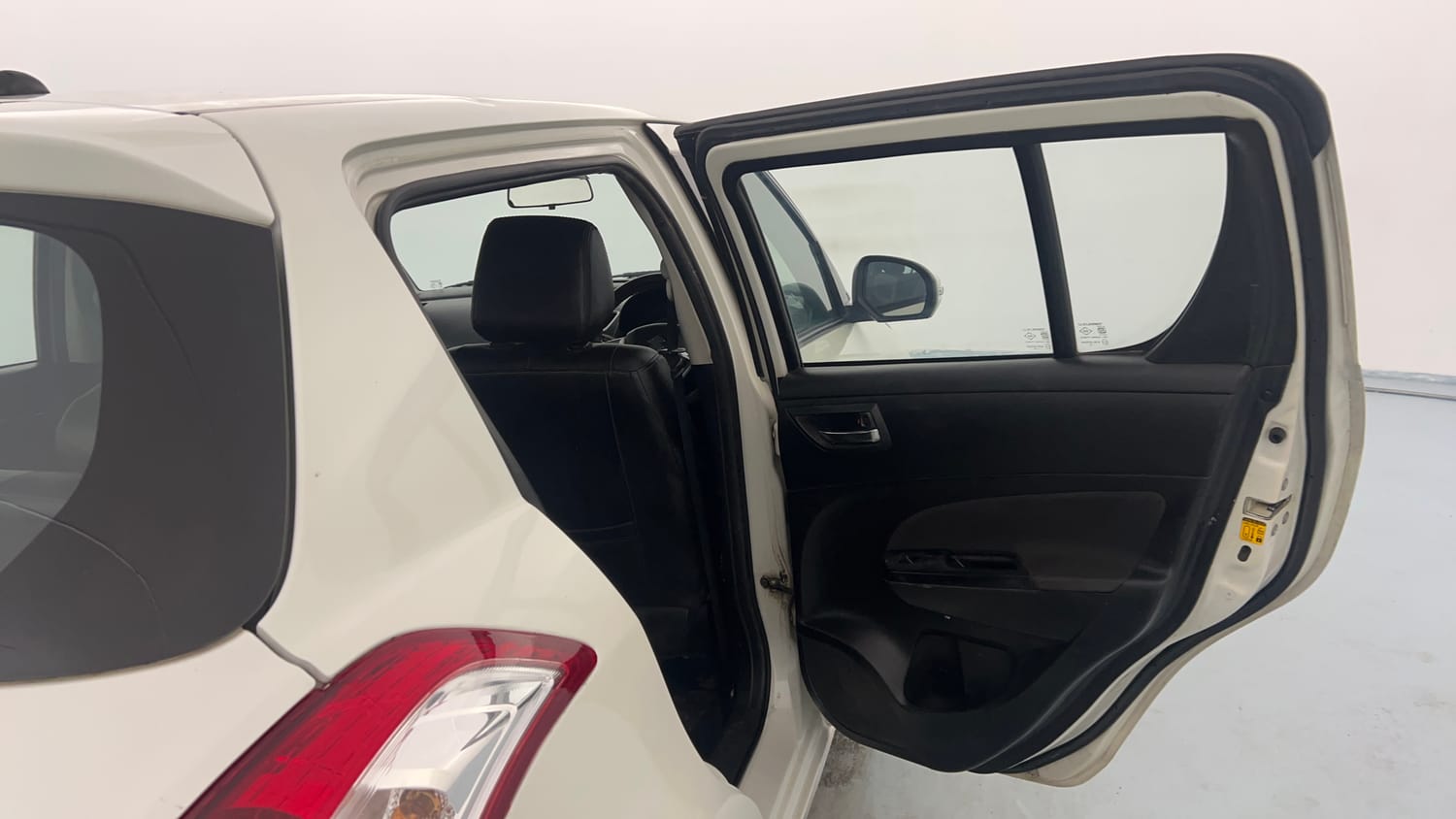 Used 2012 Maruti Suzuki Swift VXi Petrol Manual interior RIGHT REAR DOOR OPEN VIEW