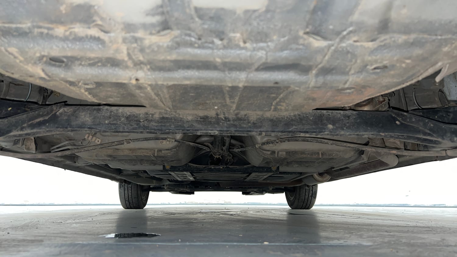 Used 2022 Honda Jazz ZX CVT Petrol Automatic extra REAR UNDERBODY VIEW (TAKEN FROM REAR)