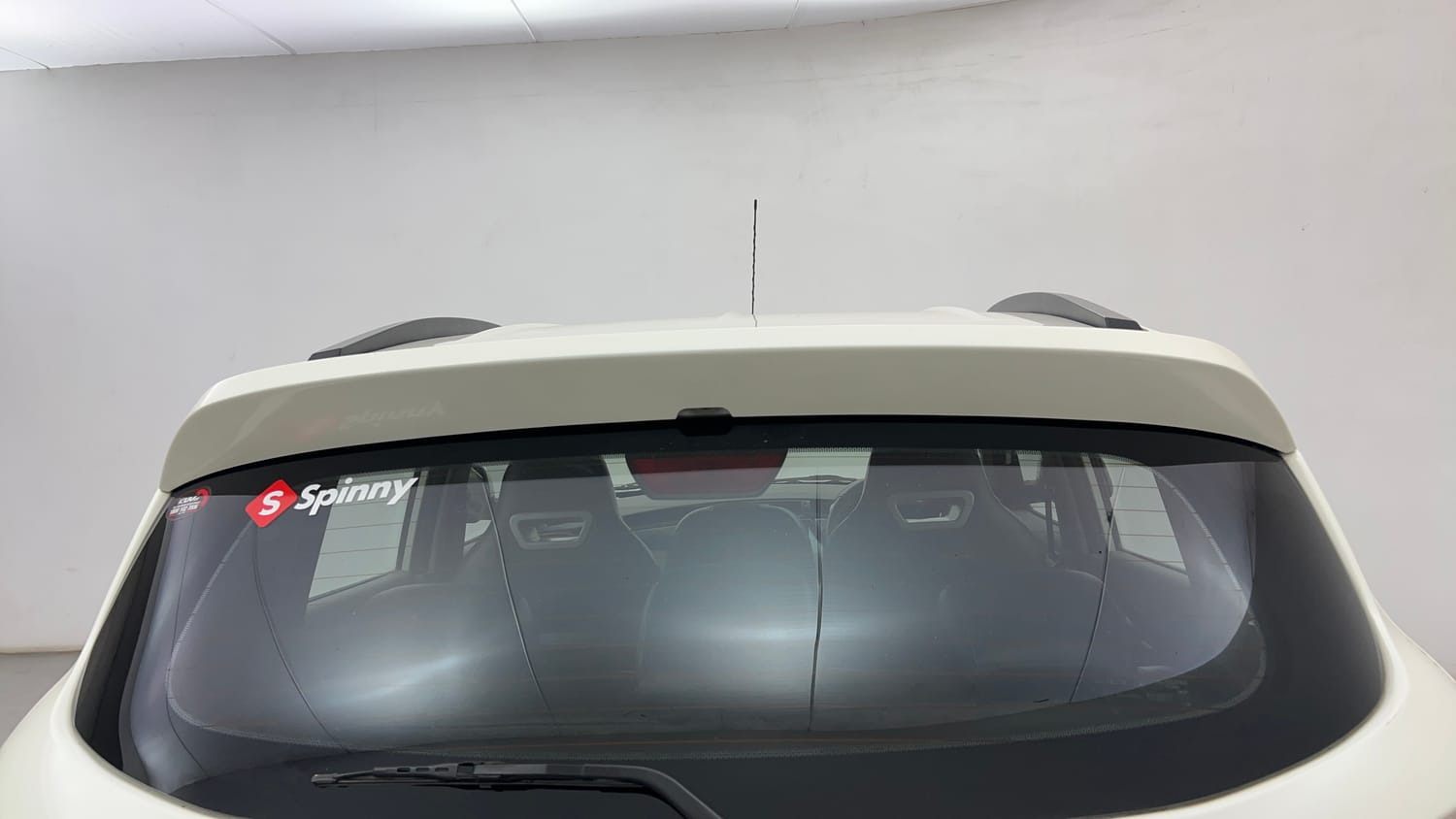 Used 2017 Mahindra KUV100 K6 6 STR Petrol Manual exterior BACK WINDSHIELD VIEW