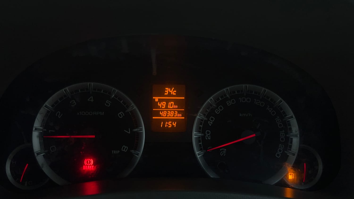 Used 2014 Maruti Suzuki Ertiga ZXi Petrol Manual interior CLUSTERMETER VIEW