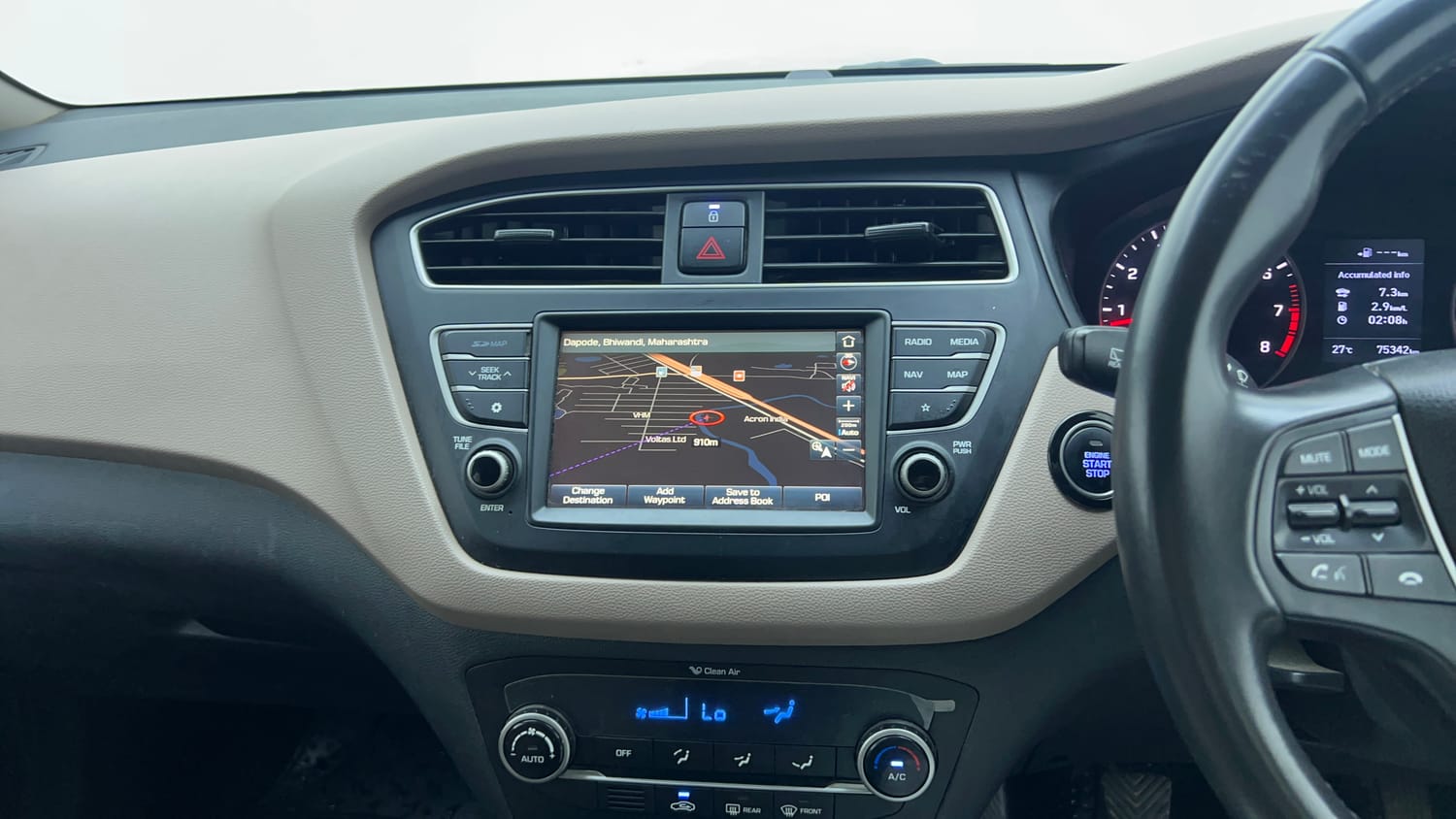 Used 2018 Hyundai Elite i20 Asta 1.2 (O) Petrol Manual top_features Touch screen infotainment system