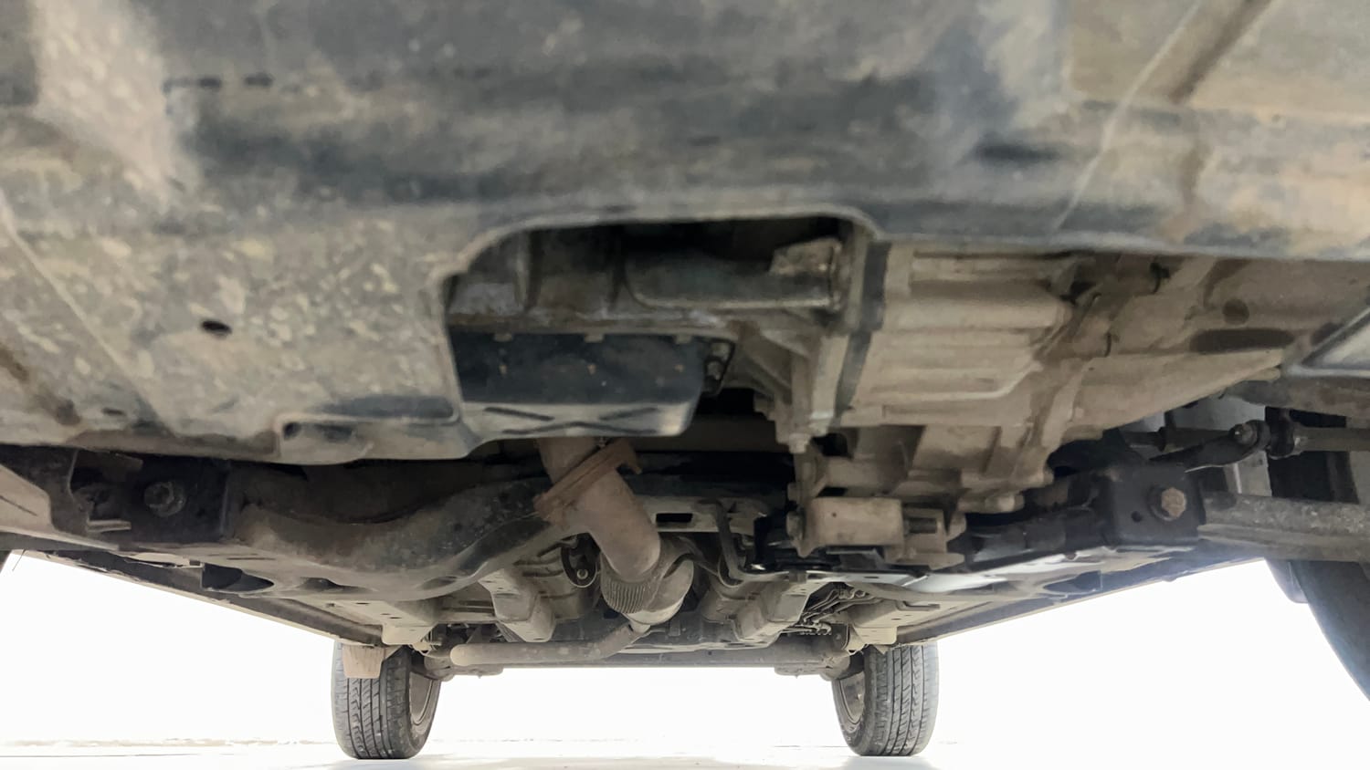 Used 2021 Tata Nexon XZ Plus (O) Diesel Diesel Manual extra FRONT LEFT UNDERBODY VIEW