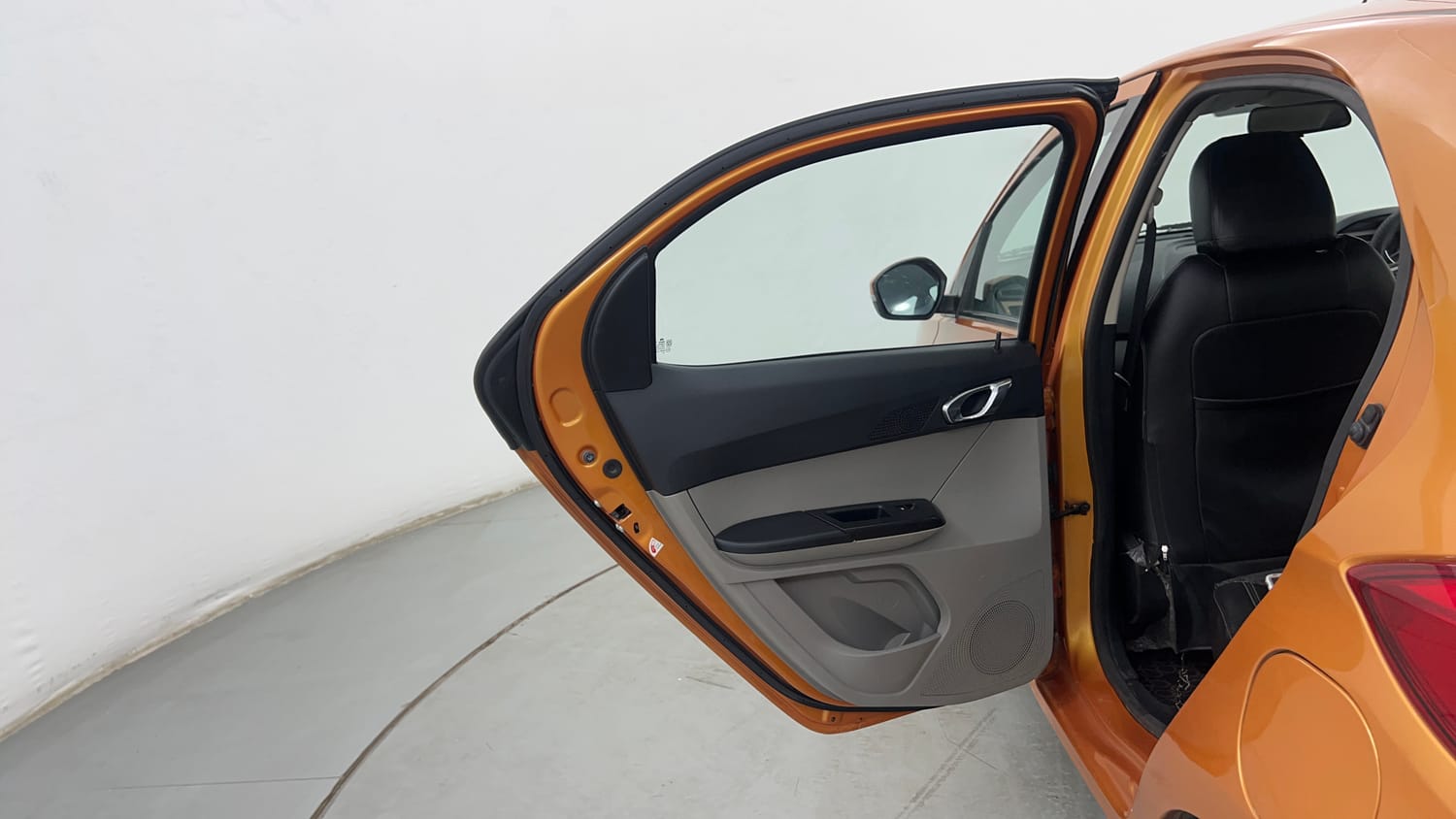 Used 2016 Tata Tiago Revotron XZ Petrol Manual interior LEFT REAR DOOR OPEN VIEW