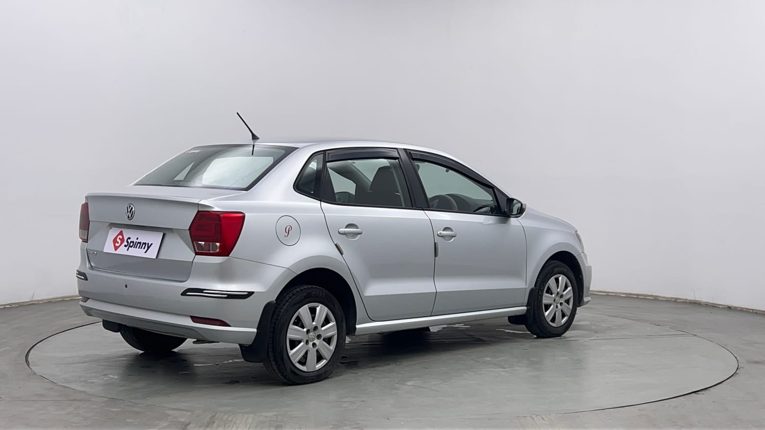 Used 2017 Volkswagen Ameo Trendline 1.2L (P) Petrol Manual exterior RIGHT REAR CORNER VIEW