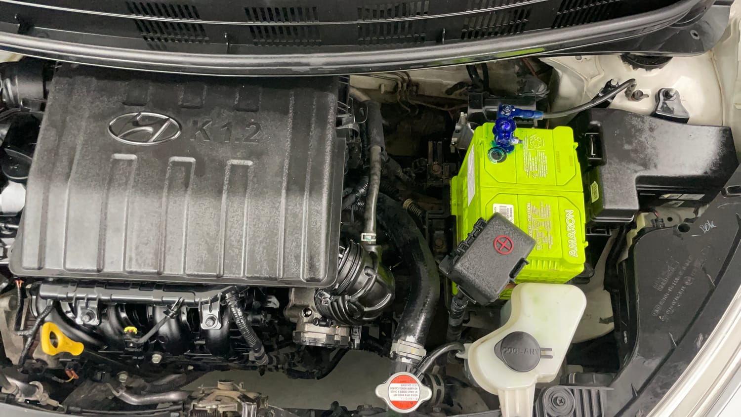 Used 2016 Hyundai Grand i10 Magna 1.2 Kappa VTVT Petrol Manual engine ENGINE LEFT SIDE VIEW