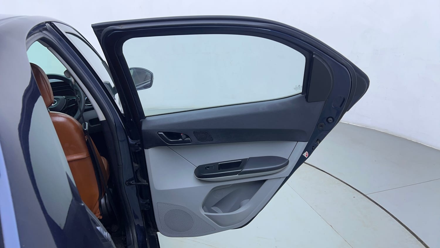 Used 2021 Tata Tiago XZ Petrol Manual interior RIGHT REAR DOOR OPEN VIEW