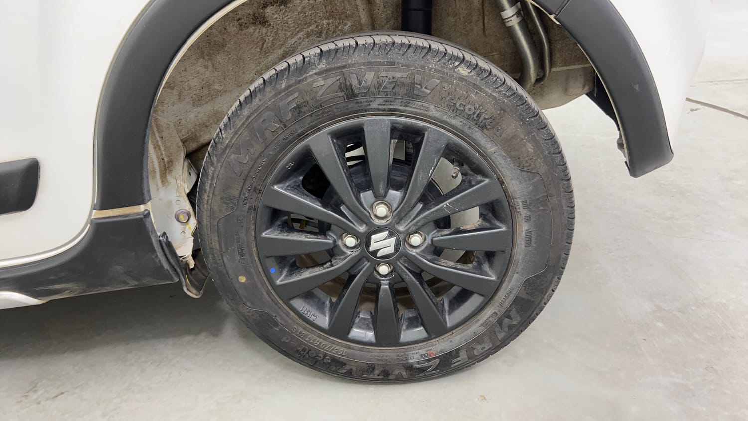 Used 2025 Maruti Suzuki Wagon R ZXI Plus 1.2 Petrol Manual tyres LEFT REAR TYRE RIM VIEW