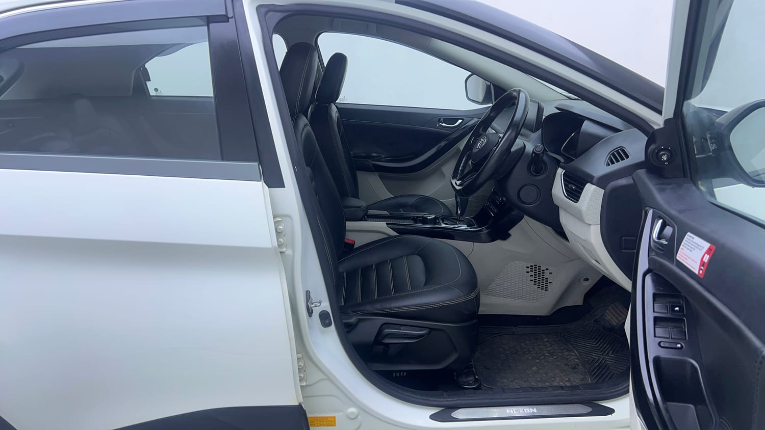 Used 2021 Tata Nexon XZA Plus (S) Petrol Automatic interior RIGHT SIDE FRONT DOOR CABIN VIEW