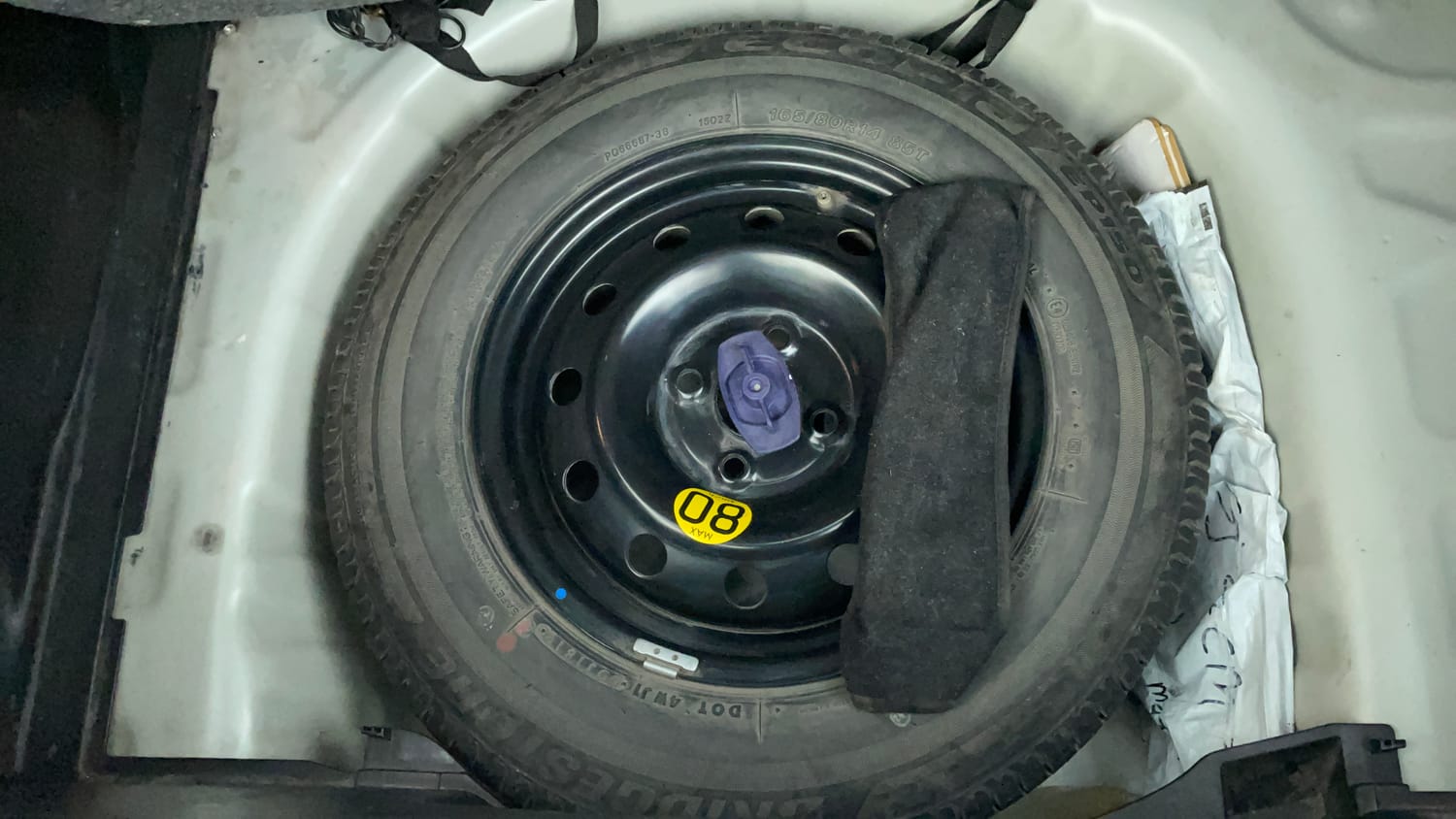 Used 2019 Maruti Suzuki Swift ZXi Plus Petrol Manual tyres SPARE TYRE VIEW