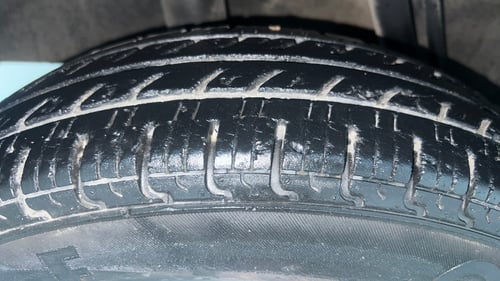 Used 2018 Renault Kwid 1.0 RXT AMT Opt Petrol Automatic tyres RIGHT REAR TYRE TREAD VIEW