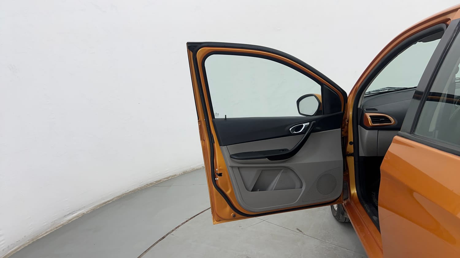 Used 2016 Tata Tiago Revotron XZ Petrol Manual interior LEFT FRONT DOOR OPEN VIEW