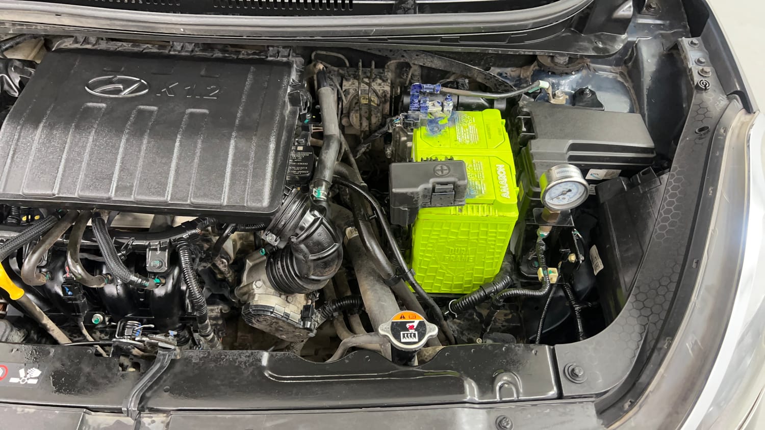 Used 2020 Hyundai Grand i10 Nios Sportz 1.2 Kappa VTVT CNG Cng Manual engine ENGINE LEFT SIDE VIEW