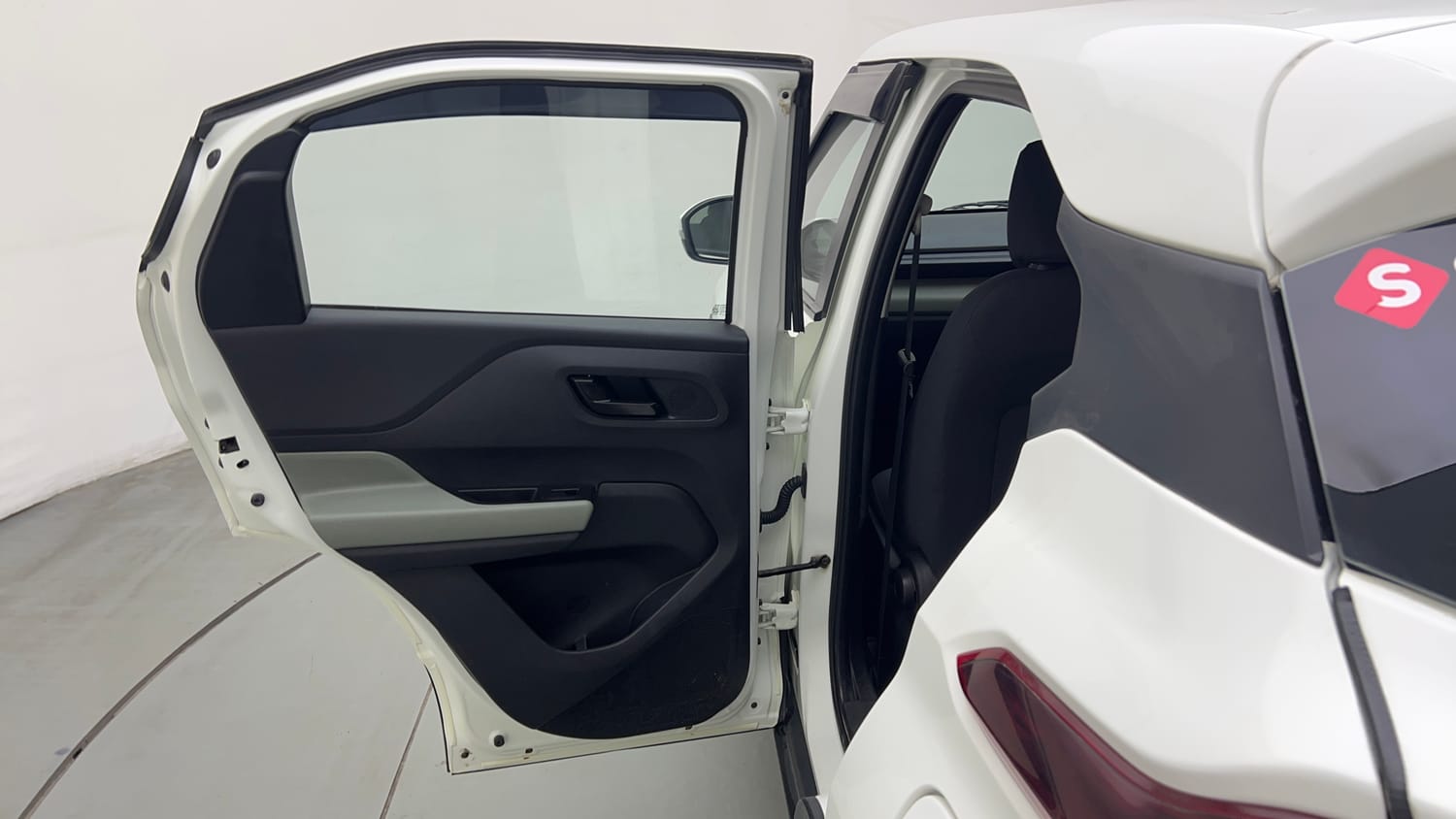 Used 2022 Tata Punch Adventure Rhythm Pack MT Petrol Manual interior LEFT REAR DOOR OPEN VIEW