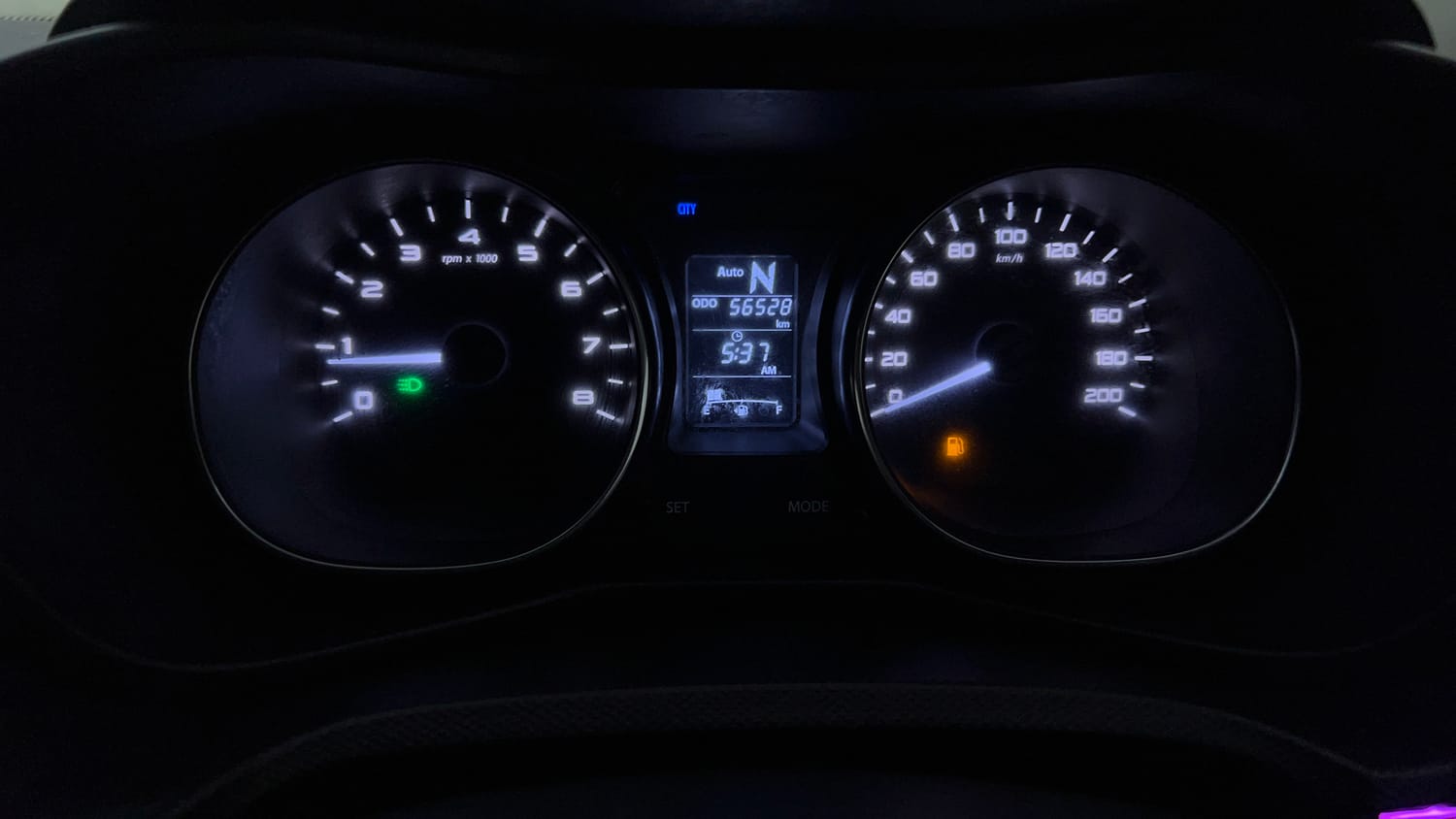 Used 2019 Tata Nexon XZA Plus Petrol Petrol Automatic interior CLUSTERMETER VIEW