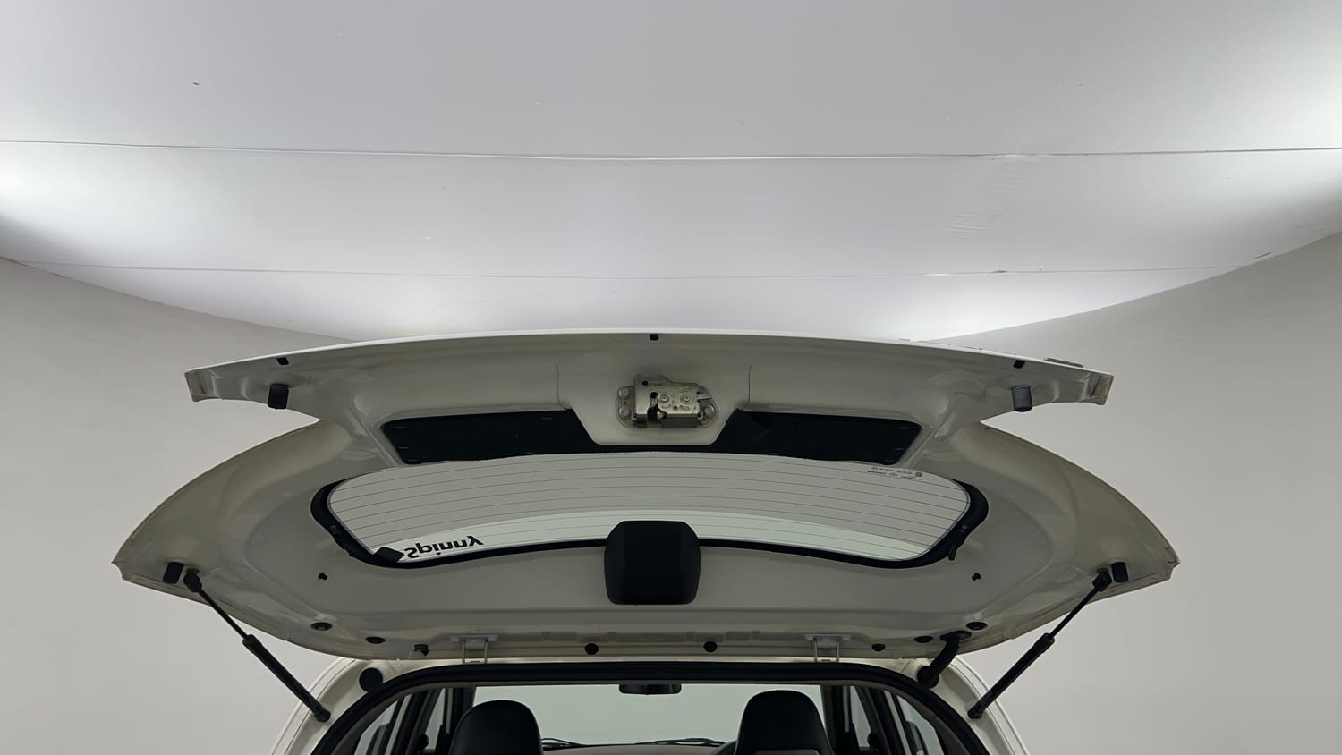 Used 2017 Mahindra KUV100 K6 6 STR Petrol Manual interior DICKY DOOR OPEN VIEW
