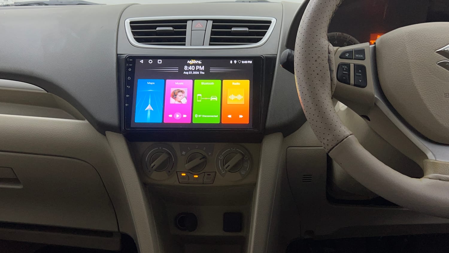 Used 2014 Maruti Suzuki Ertiga ZXi Petrol Manual interior MUSIC SYSTEM & AC CONTROL VIEW