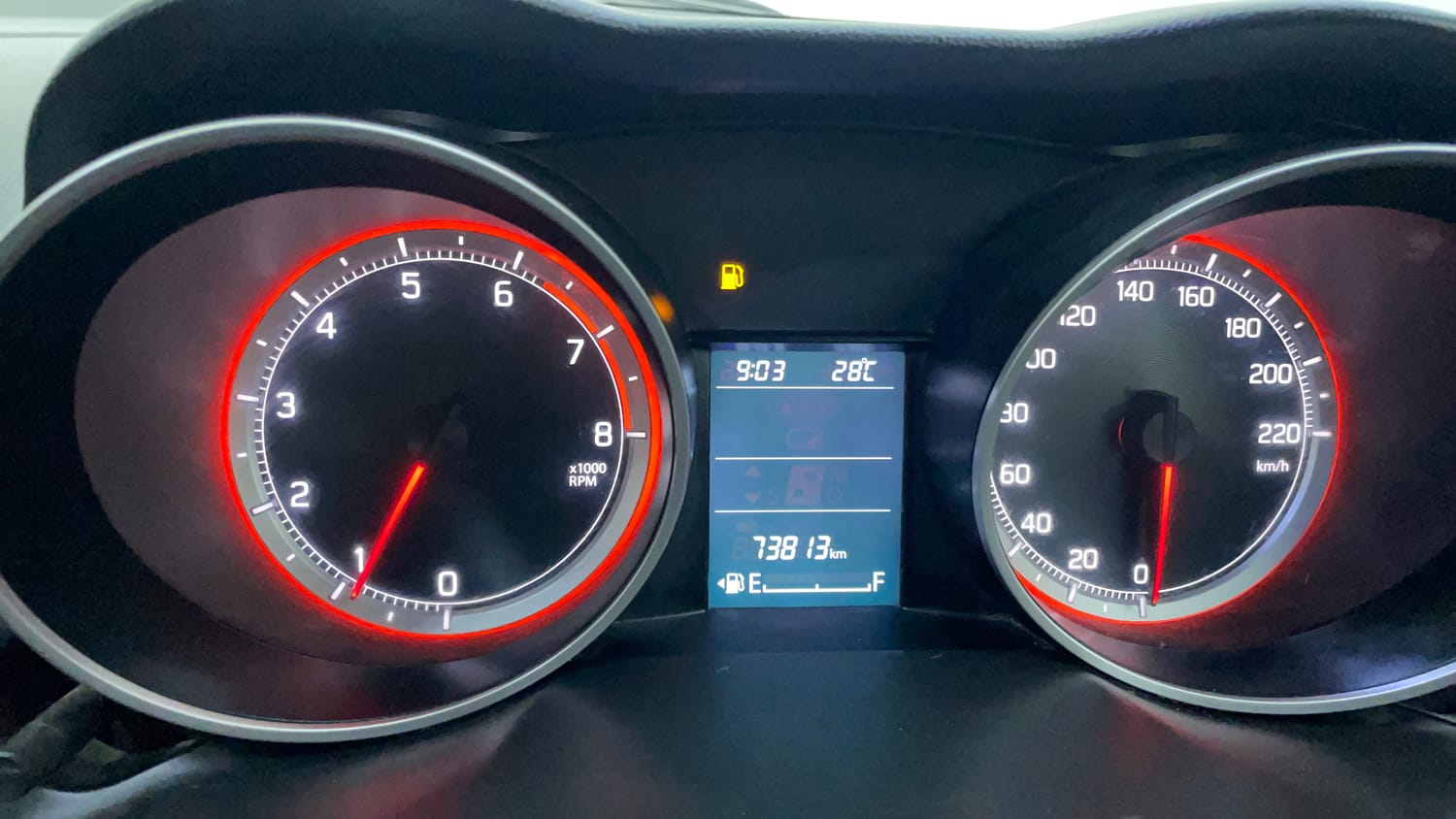 Used 2019 Maruti Suzuki Swift ZXi Plus Petrol Manual interior CLUSTERMETER VIEW