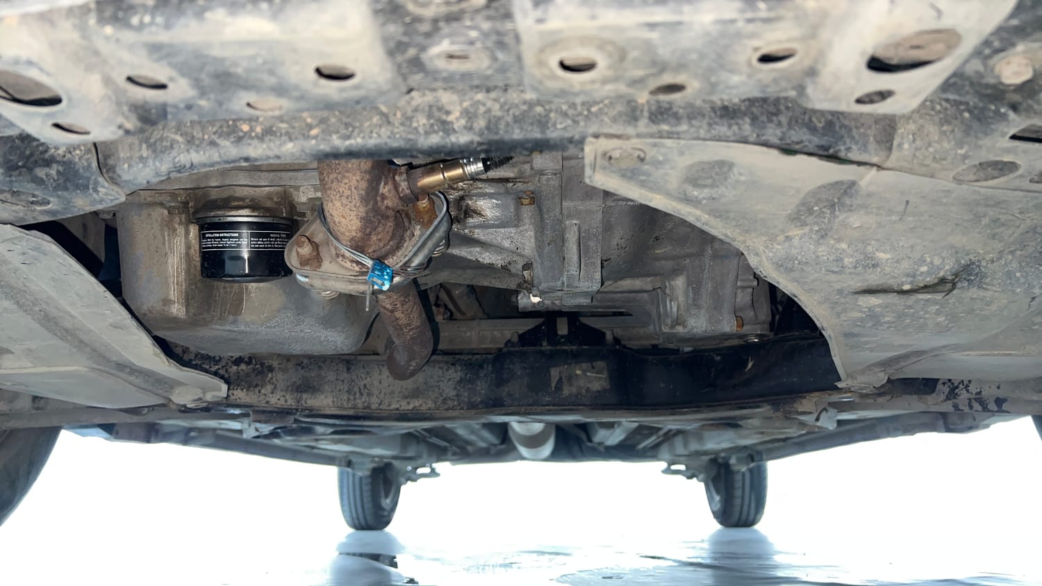 Used 2015 Maruti Suzuki Swift VXi Petrol Manual extra FRONT LEFT UNDERBODY VIEW