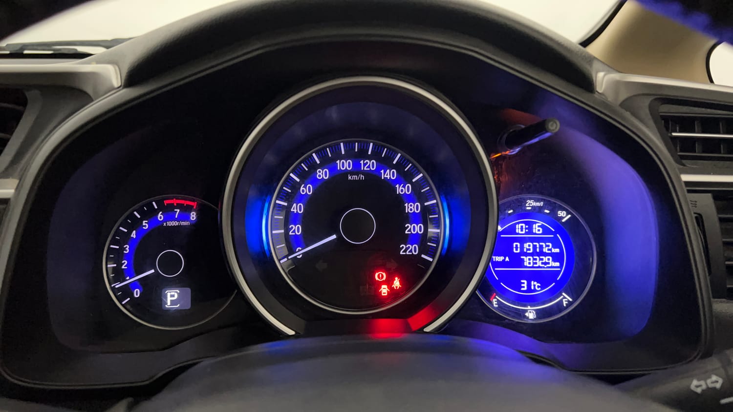 Used 2022 Honda Jazz ZX CVT Petrol Automatic interior CLUSTERMETER VIEW