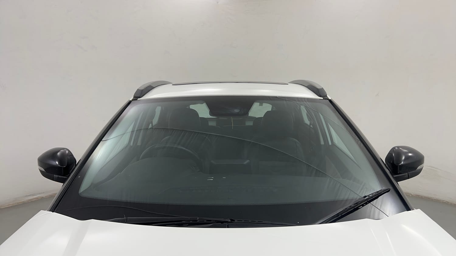 Used 2021 Tata Nexon XZ Plus (O) Diesel Diesel Manual exterior FRONT WINDSHIELD VIEW