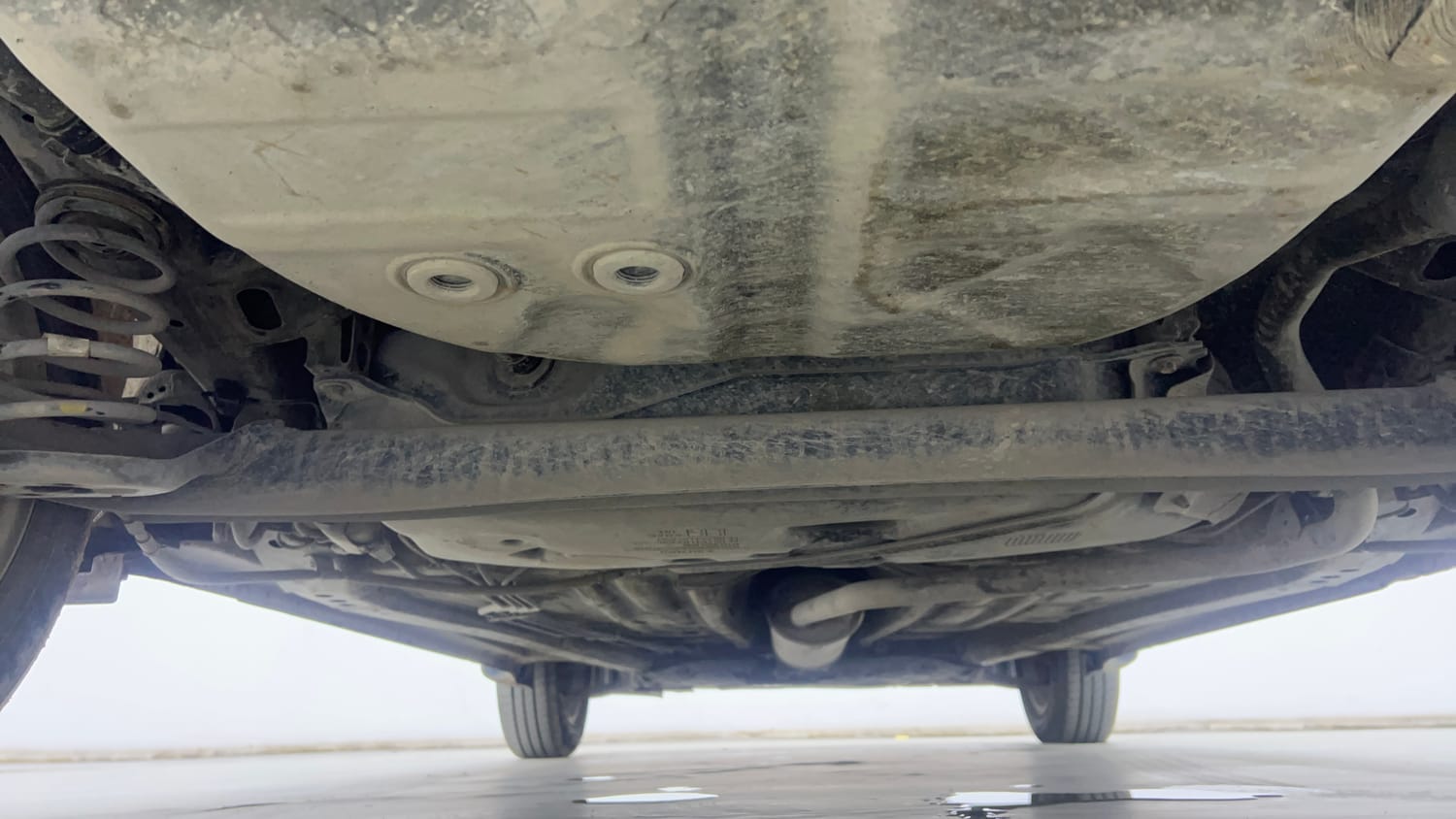 Used 2023 Maruti Suzuki Wagon R ZXI Plus 1.2 AGS Petrol Automatic extra REAR UNDERBODY VIEW (TAKEN FROM REAR)