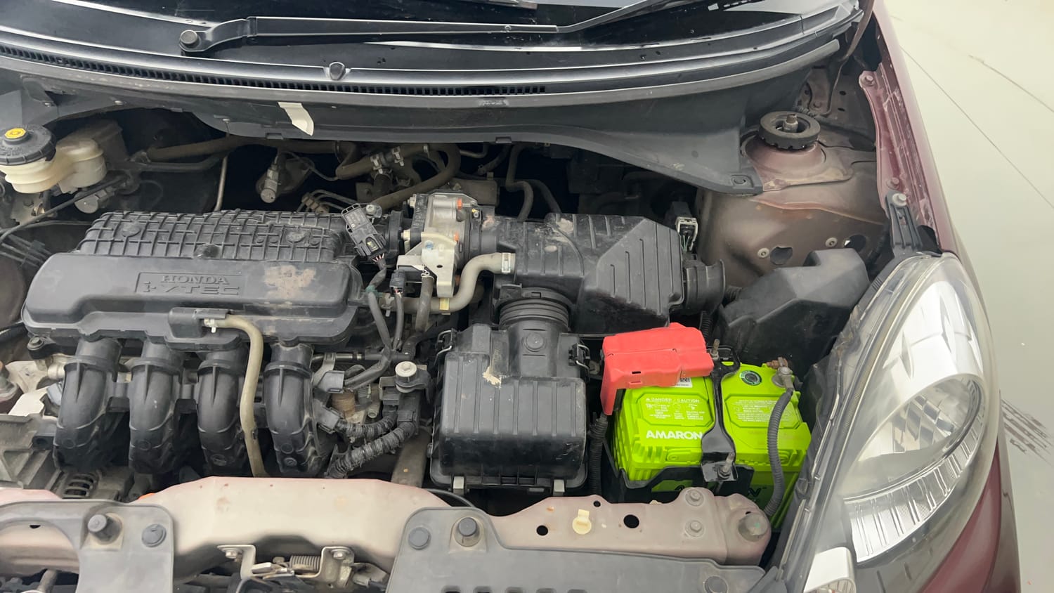 Used 2017 Honda Amaze 1.2 S i-VTEC Petrol Manual engine ENGINE LEFT SIDE VIEW