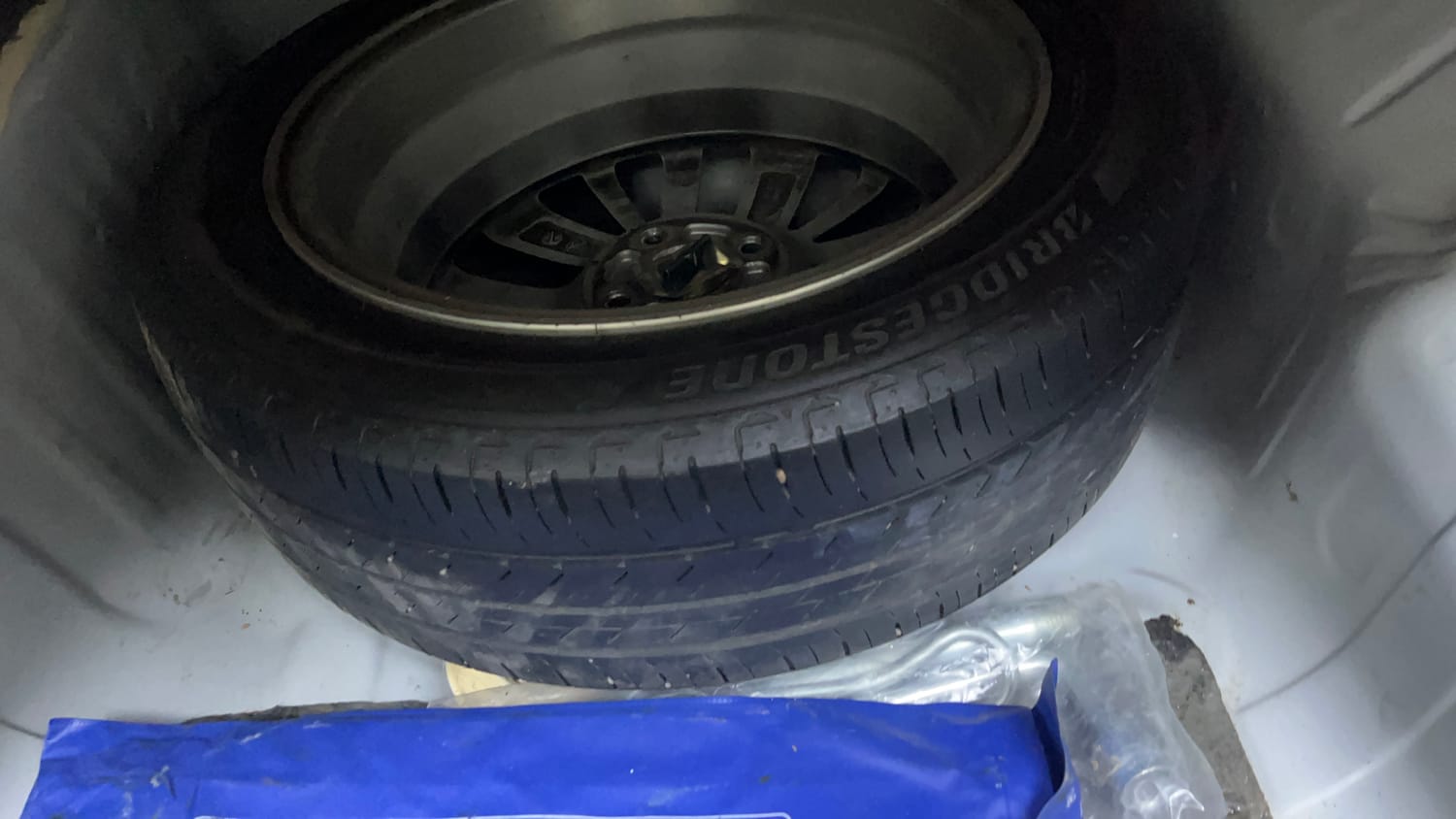 Used 2022 Honda City ZX CVT Petrol Petrol Automatic tyres SPARE TYRE VIEW
