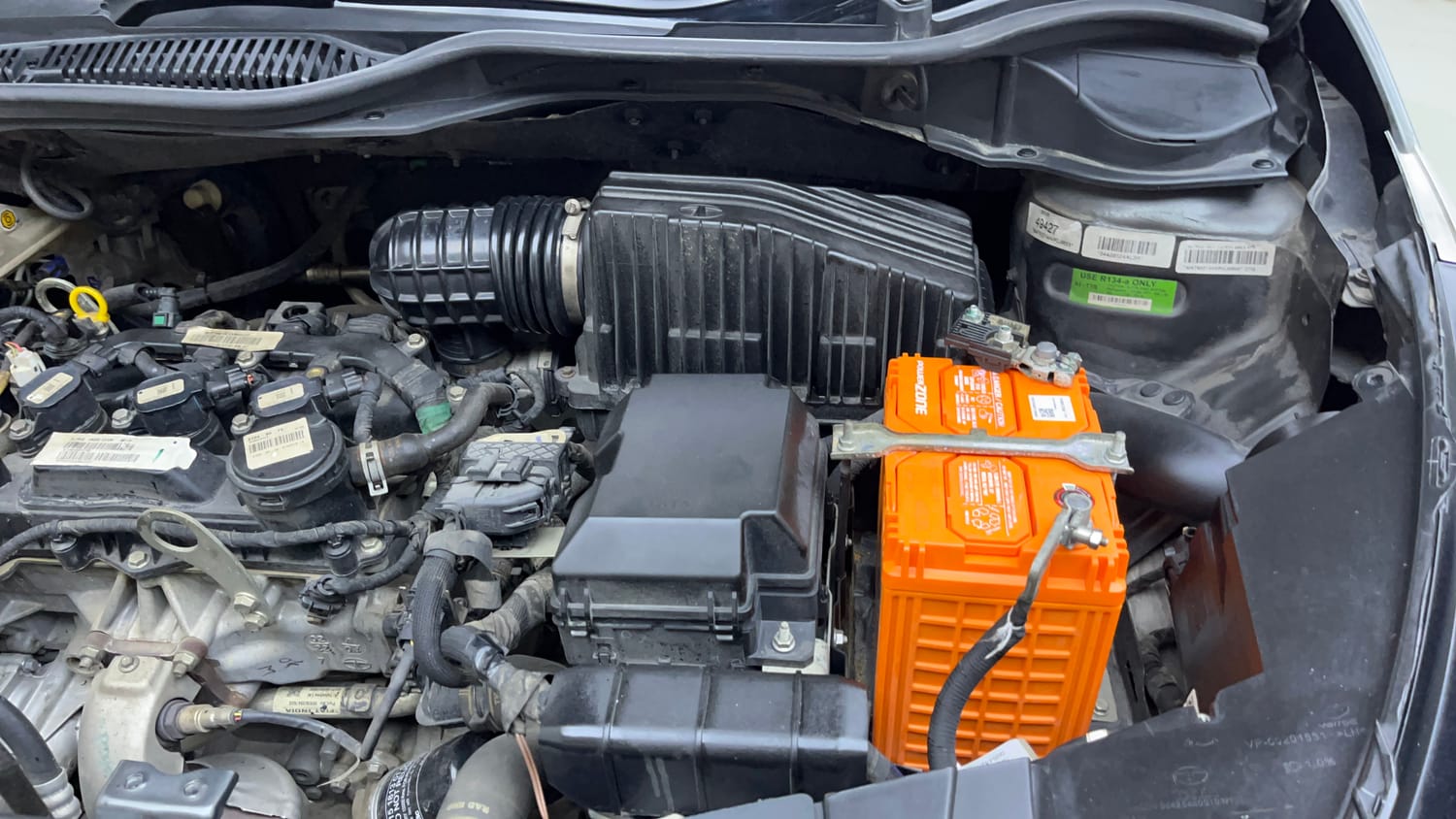 Used 2022 Tata Altroz XM Plus Petrol Petrol Manual engine ENGINE LEFT SIDE VIEW