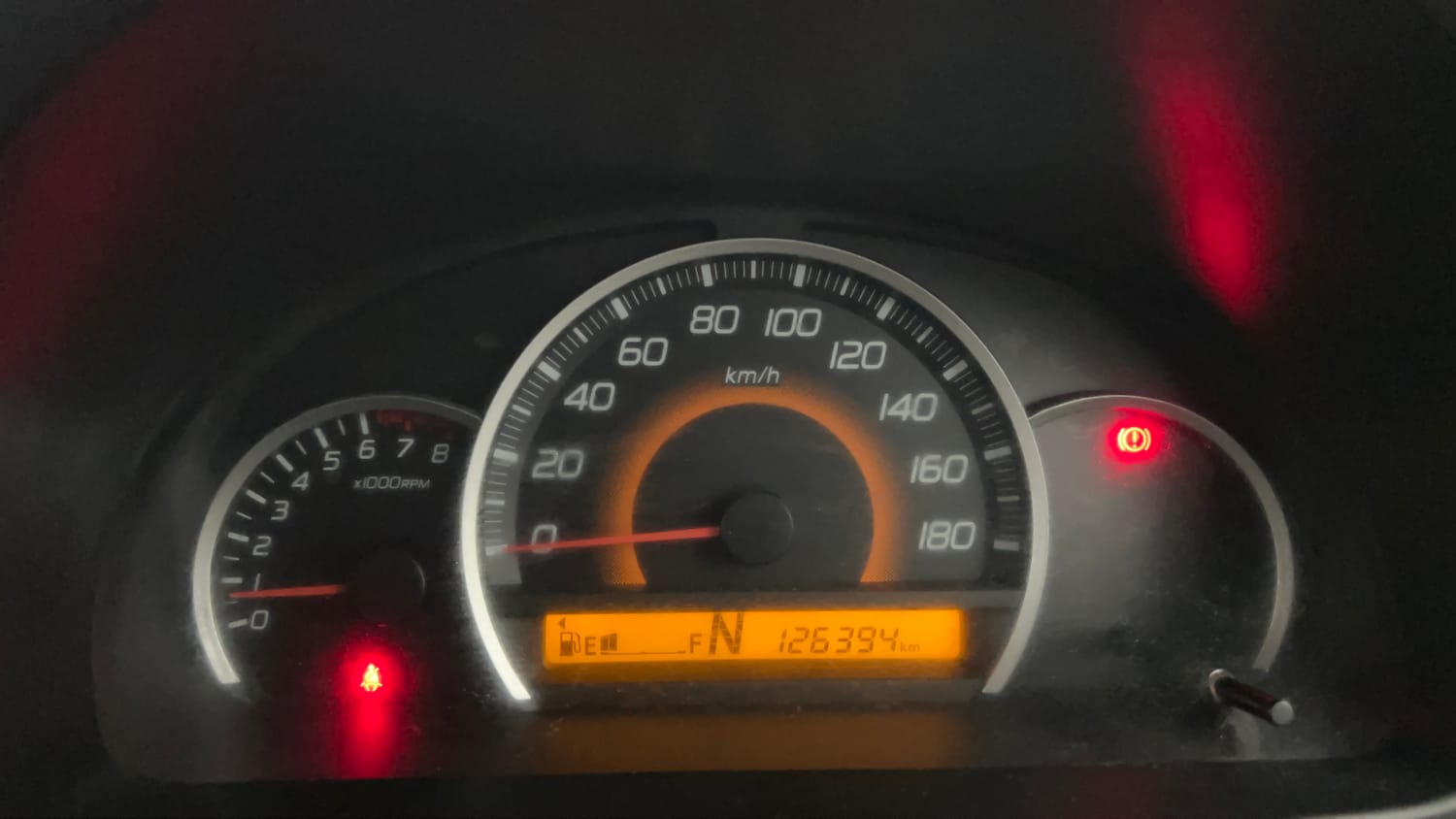 Used 2016 Maruti Suzuki Wagon R 1.0 VXI AMT Petrol Automatic interior CLUSTERMETER VIEW