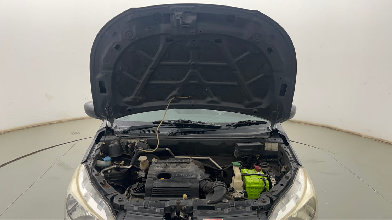 Used 2015 Maruti Suzuki Alto K10 VXi AMT Petrol Automatic engine ENGINE & BONNET OPEN FRONT VIEW