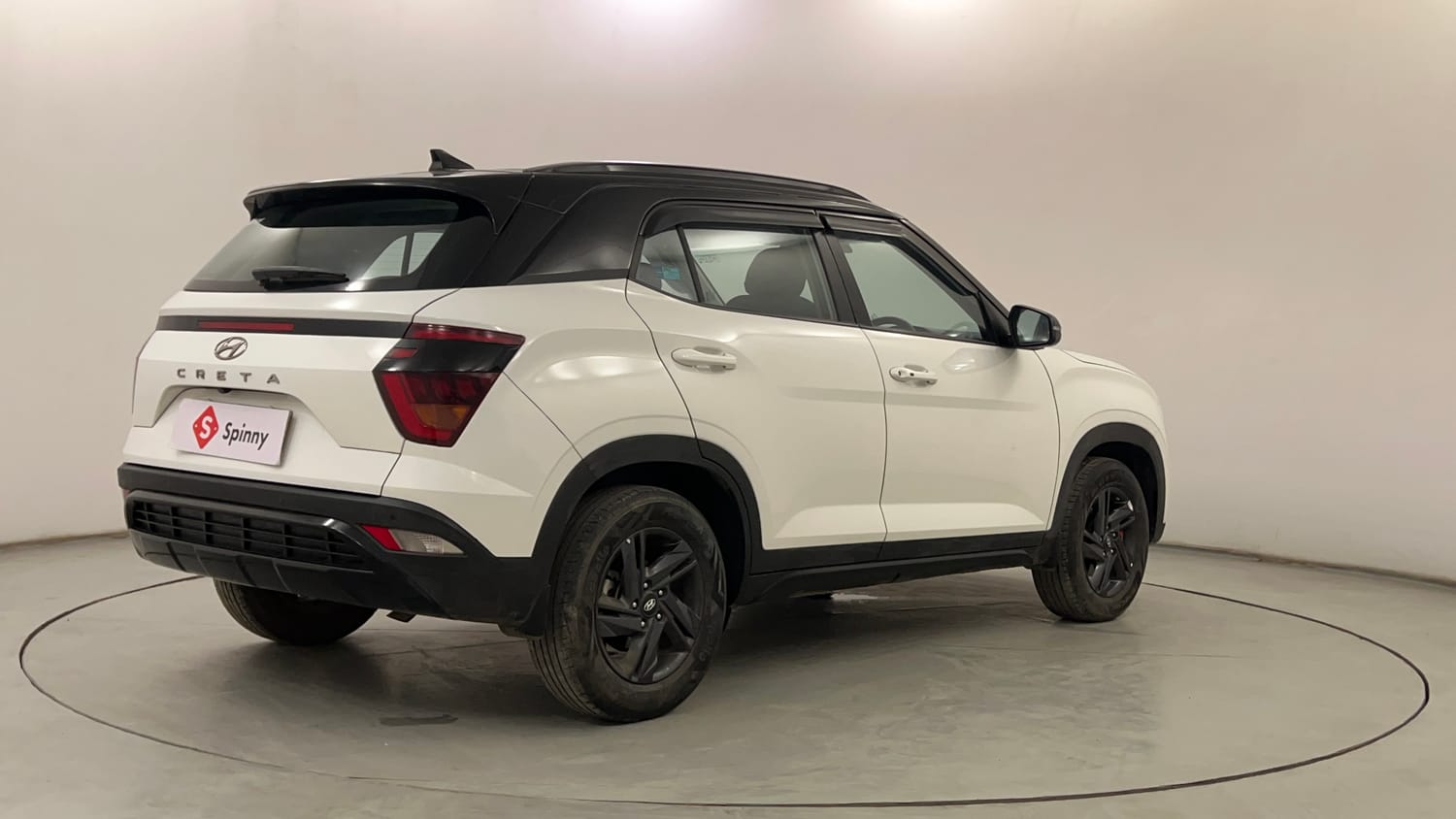 Used 2023 Hyundai Creta S Plus 1.5 Petrol Knight Petrol Manual exterior RIGHT REAR CORNER VIEW