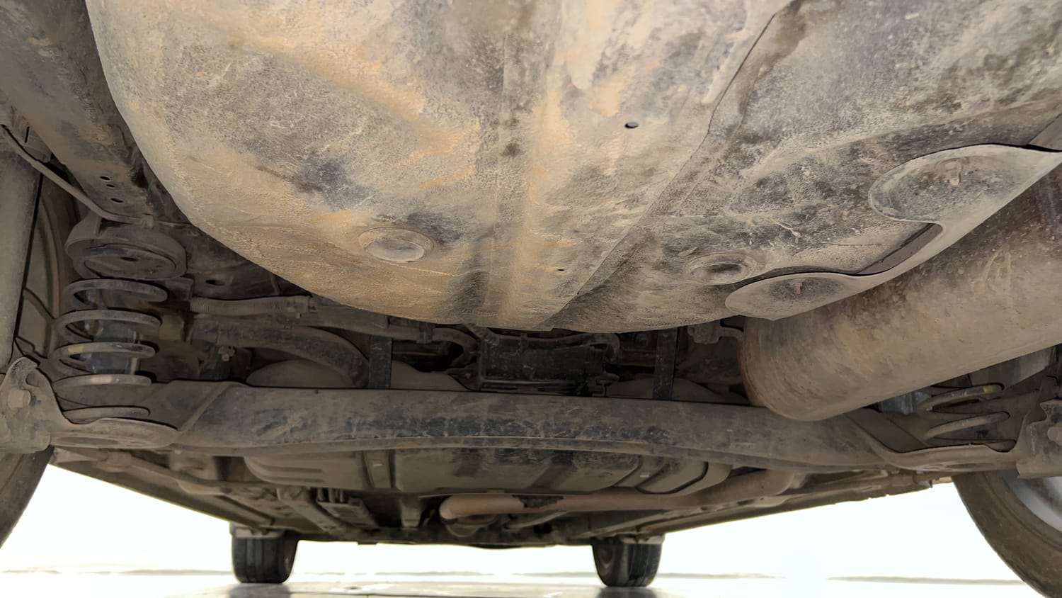 Used 2020 Hyundai Verna SX 1.5 MPi Petrol Manual extra REAR UNDERBODY VIEW (TAKEN FROM REAR)