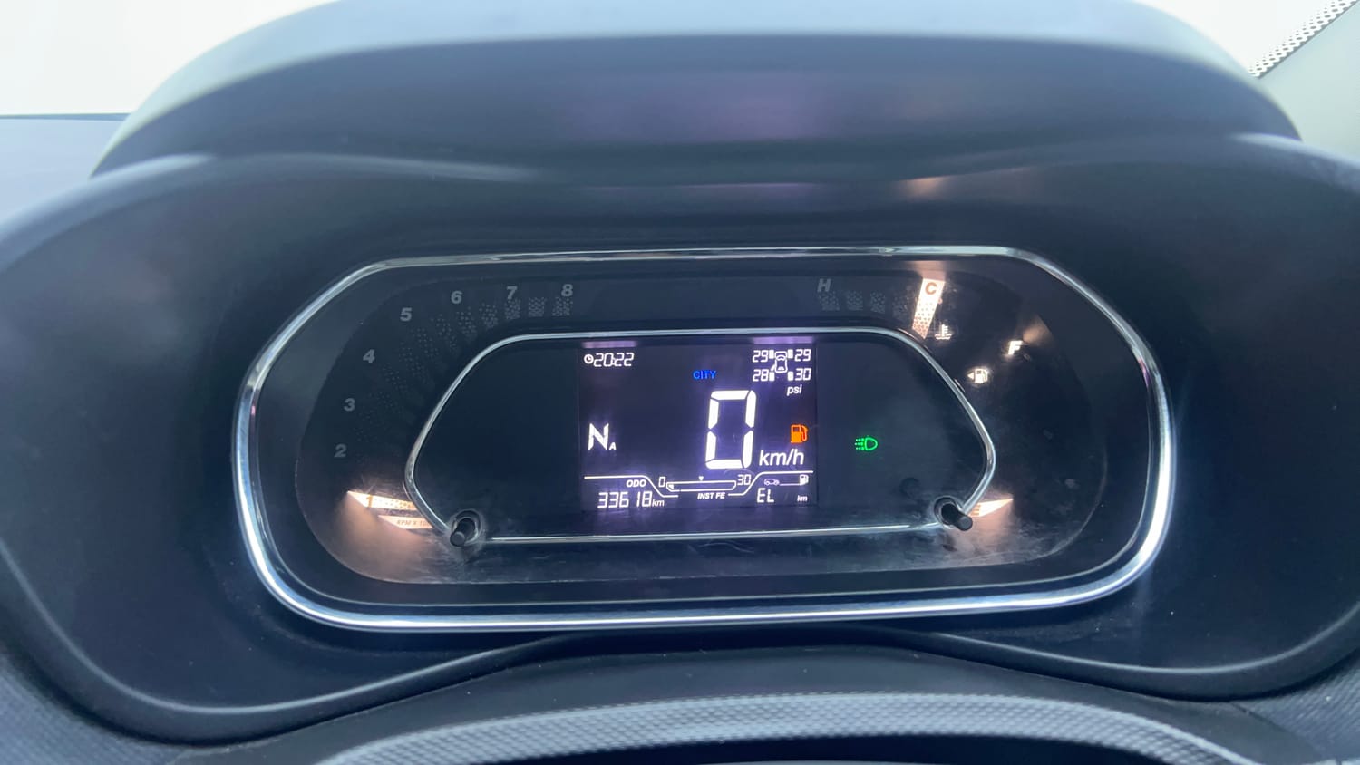 Used 2021 Tata Nexon XZA Plus (S) Petrol Automatic interior CLUSTERMETER VIEW