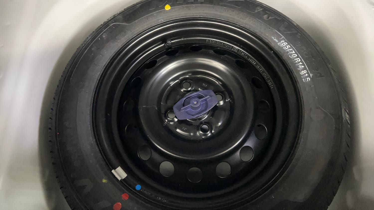 Used 2025 Maruti Suzuki Wagon R ZXI Plus 1.2 Petrol Manual tyres SPARE TYRE VIEW