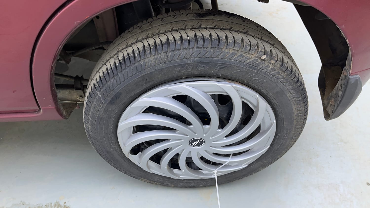 Used 2012 Maruti Suzuki Alto K10 VXi Petrol Manual tyres LEFT REAR TYRE RIM VIEW