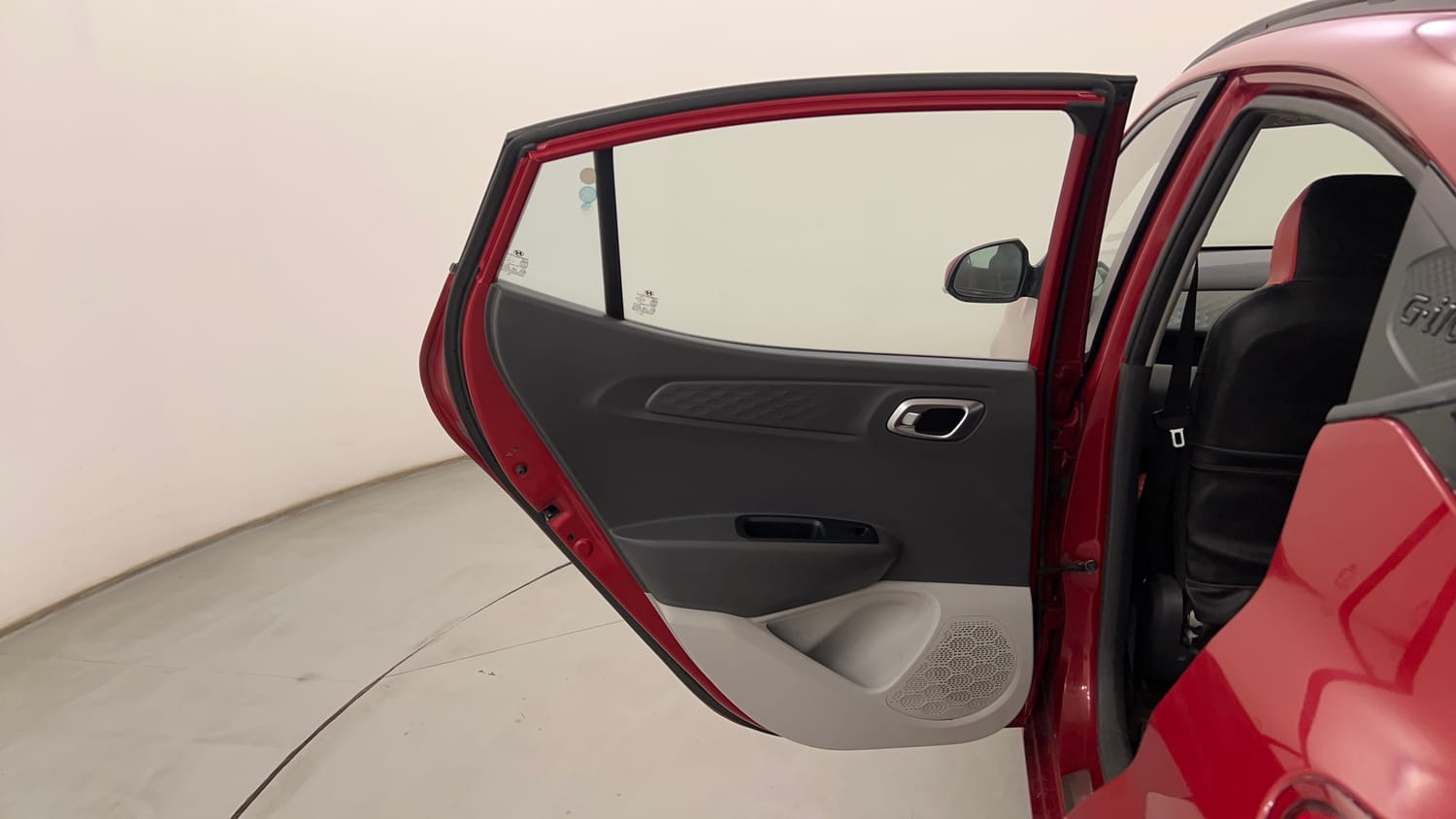 Used 2020 Hyundai Grand i10 Nios Sportz AMT 1.2 Kappa VTVT Petrol Automatic interior LEFT REAR DOOR OPEN VIEW