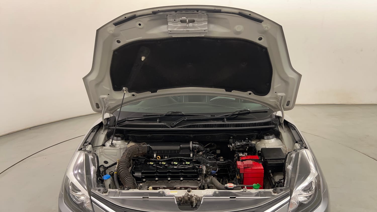 Used 2018 Maruti Suzuki Baleno Alpha 1.2 AT Petrol Automatic engine ENGINE & BONNET OPEN FRONT VIEW