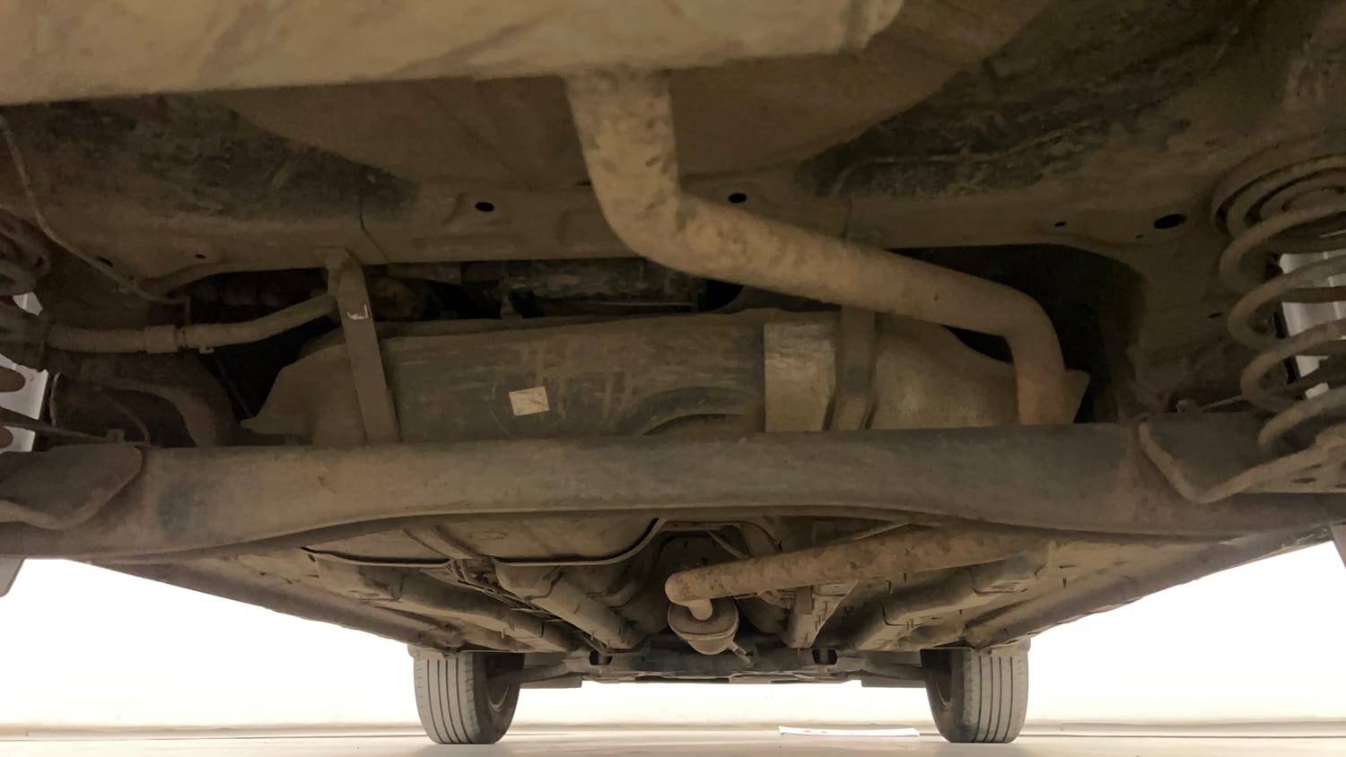 Used 2023 Hyundai Creta S Plus 1.5 Petrol Knight Petrol Manual extra REAR UNDERBODY VIEW (TAKEN FROM REAR)