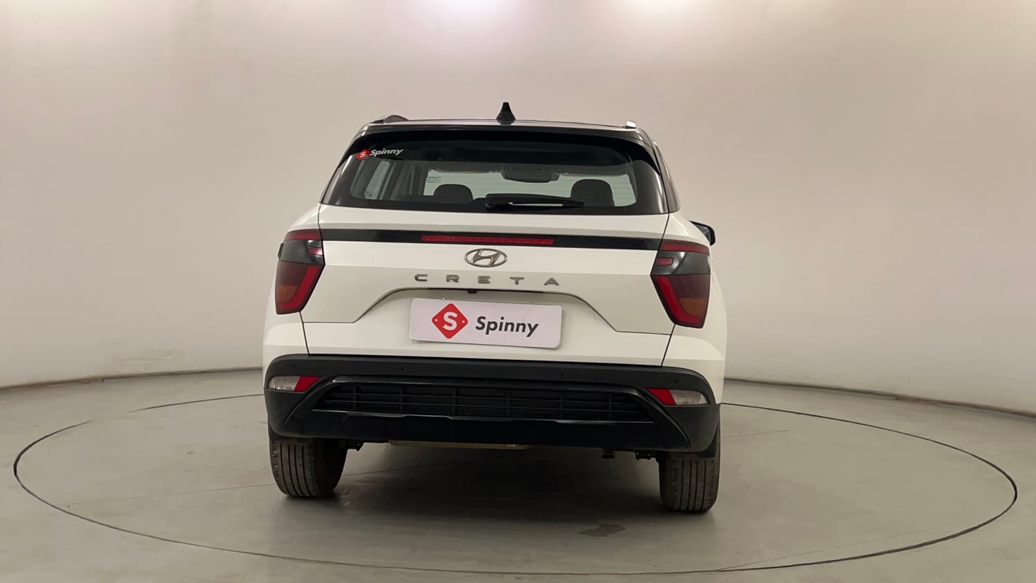 Used 2023 Hyundai Creta S Plus 1.5 Petrol Knight Petrol Manual exterior BACK VIEW