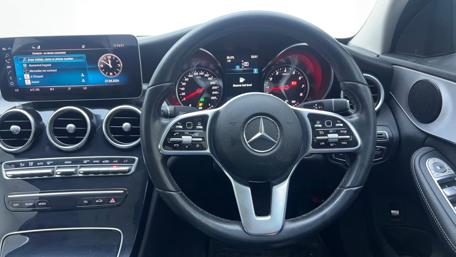 Used 2020 Mercedes-Benz C-Class C 200 Prime Petrol Automatic interior STEERING VIEW