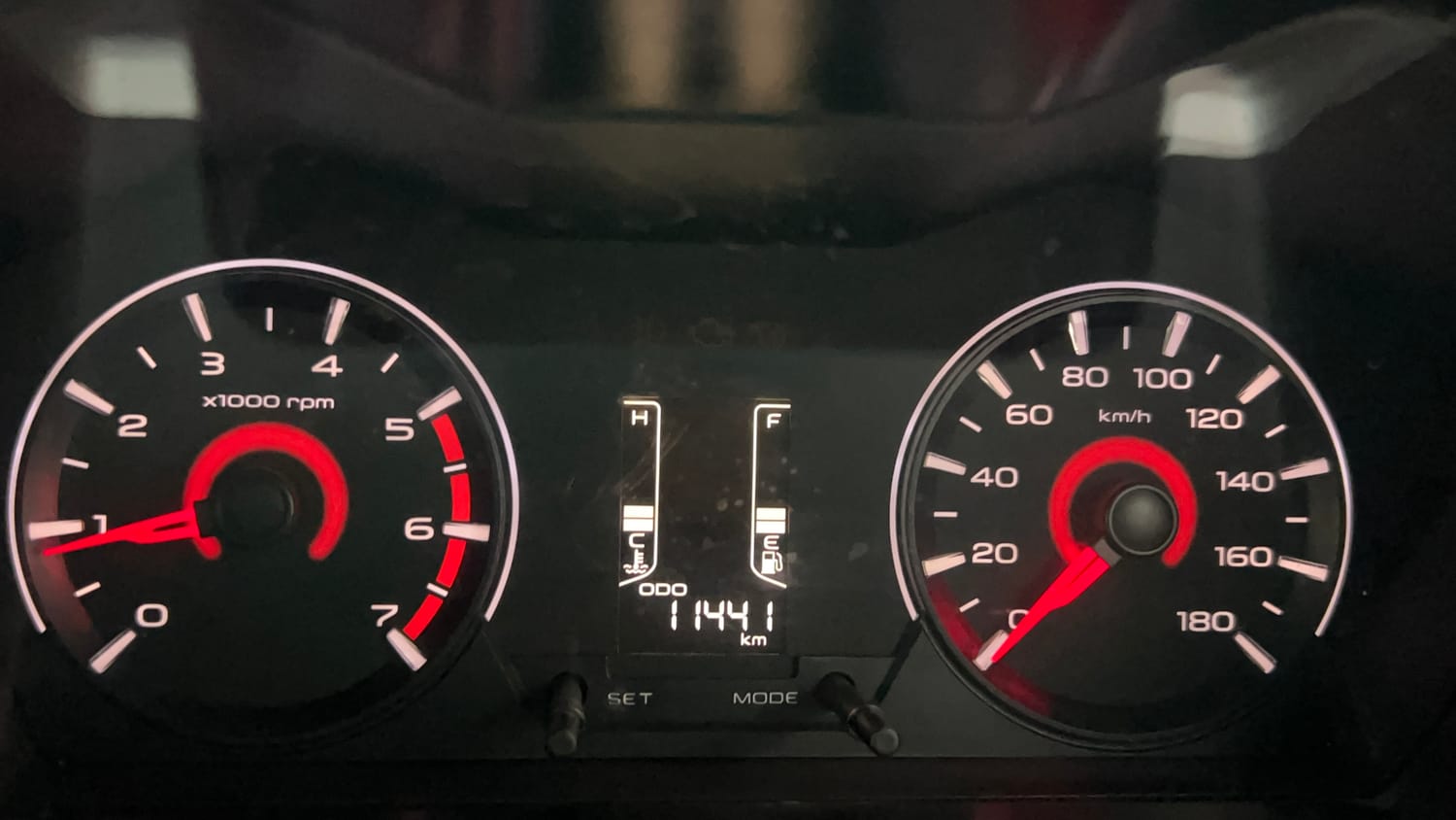 Used 2017 Mahindra KUV100 K6 6 STR Petrol Manual interior CLUSTERMETER VIEW