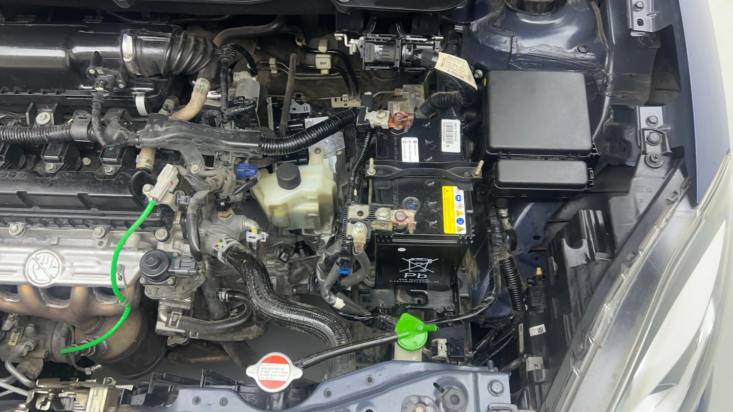 Used 2021 Maruti Suzuki Dzire ZXi Plus AGS Petrol Automatic engine ENGINE LEFT SIDE VIEW